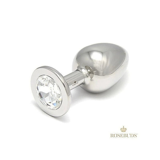 Rosebuds Luxe Stainless Steel XL Jeweled Anal Plug