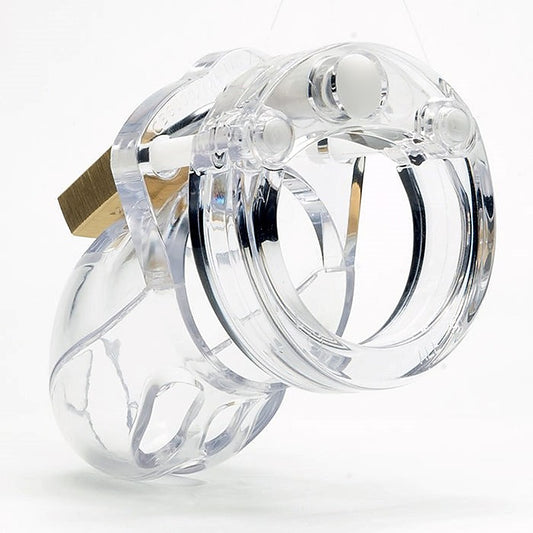CB Mr Stubb Clear Male Chastity Cock Cage Kit