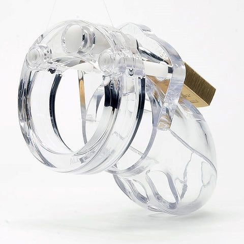 CB Mr Stubb Clear Male Chastity Cock Cage Kit - Male Chastity