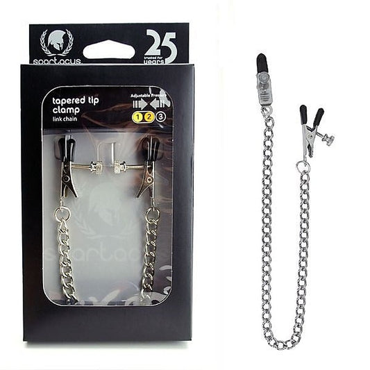 Spartacus Tapered Broad Tip Nipple Clamps - Customizable Stimulation