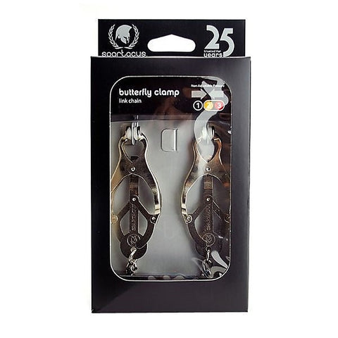 Butterfly Nipple Clamps by Spartacus Enterprises - Nipple and Clit Clamps