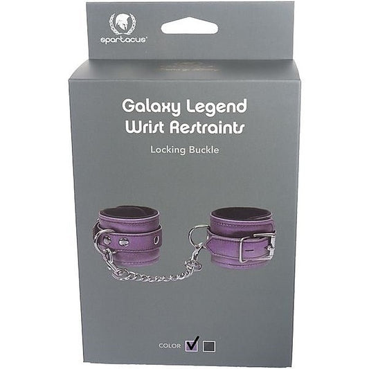 Spartacus Enterprises Galaxy Legend Velvety Leather Wrist Cuffs