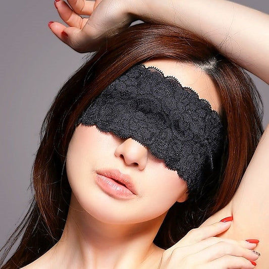 Luxurious EXECUTE Microfiber Lace Eye Mask for Intimate Indulgence