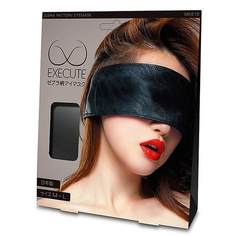 Premium Zebra Eye Mask by Execute Lingerie - Masks And Blindfolds