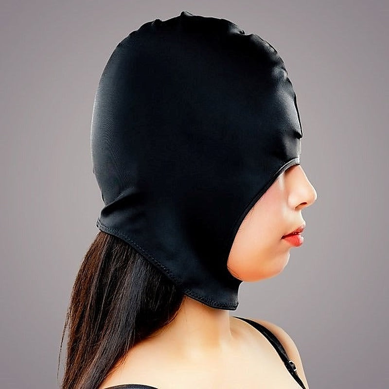 Wide-Opening Sensual Bondage Hood by Execute Lingerie - Bondage Hoods
