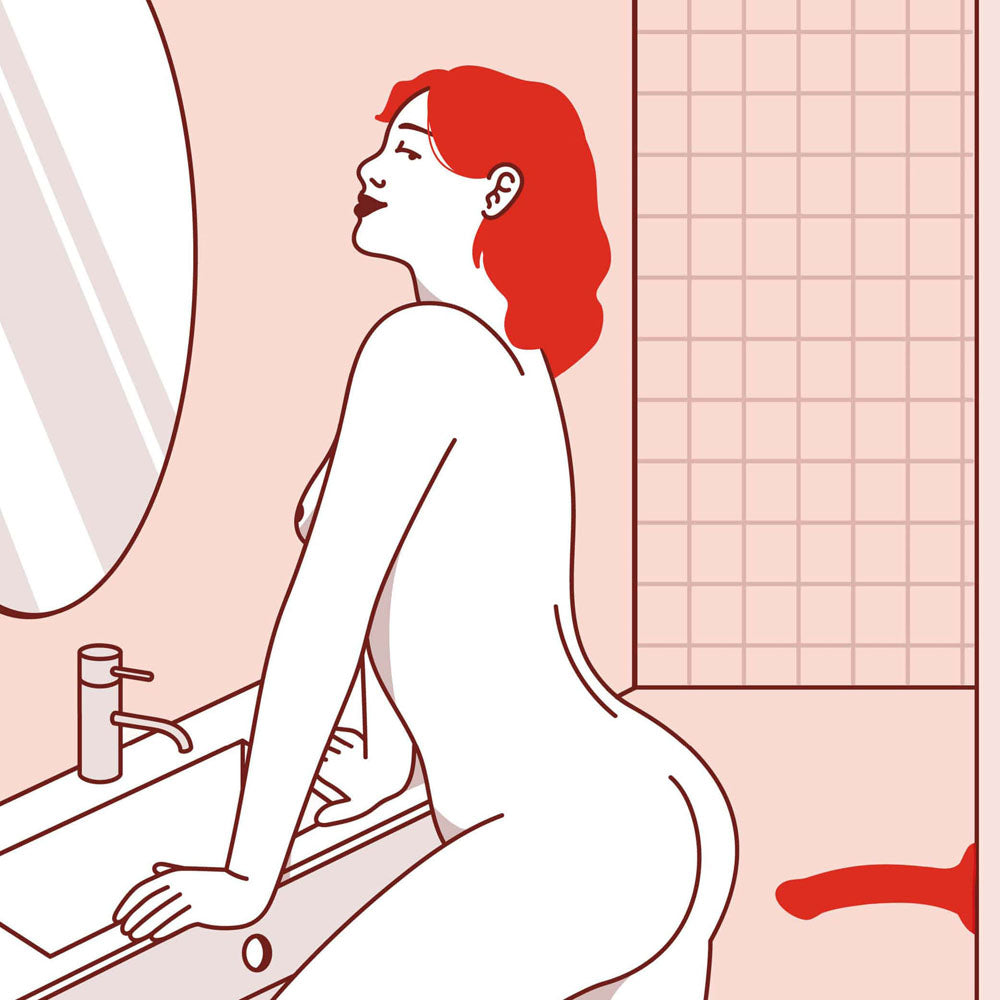 Fun Factory MAGNUM Strap On Dildo Coral Orange Strap On Sextoys