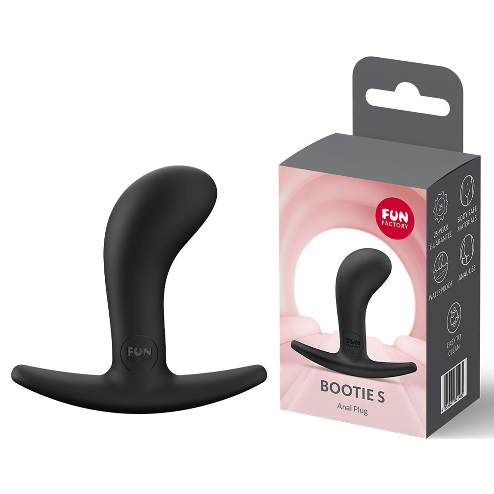 Fun Factory BOOTIE S 7.9 cm Small Butt Plug Black Butt Plugs