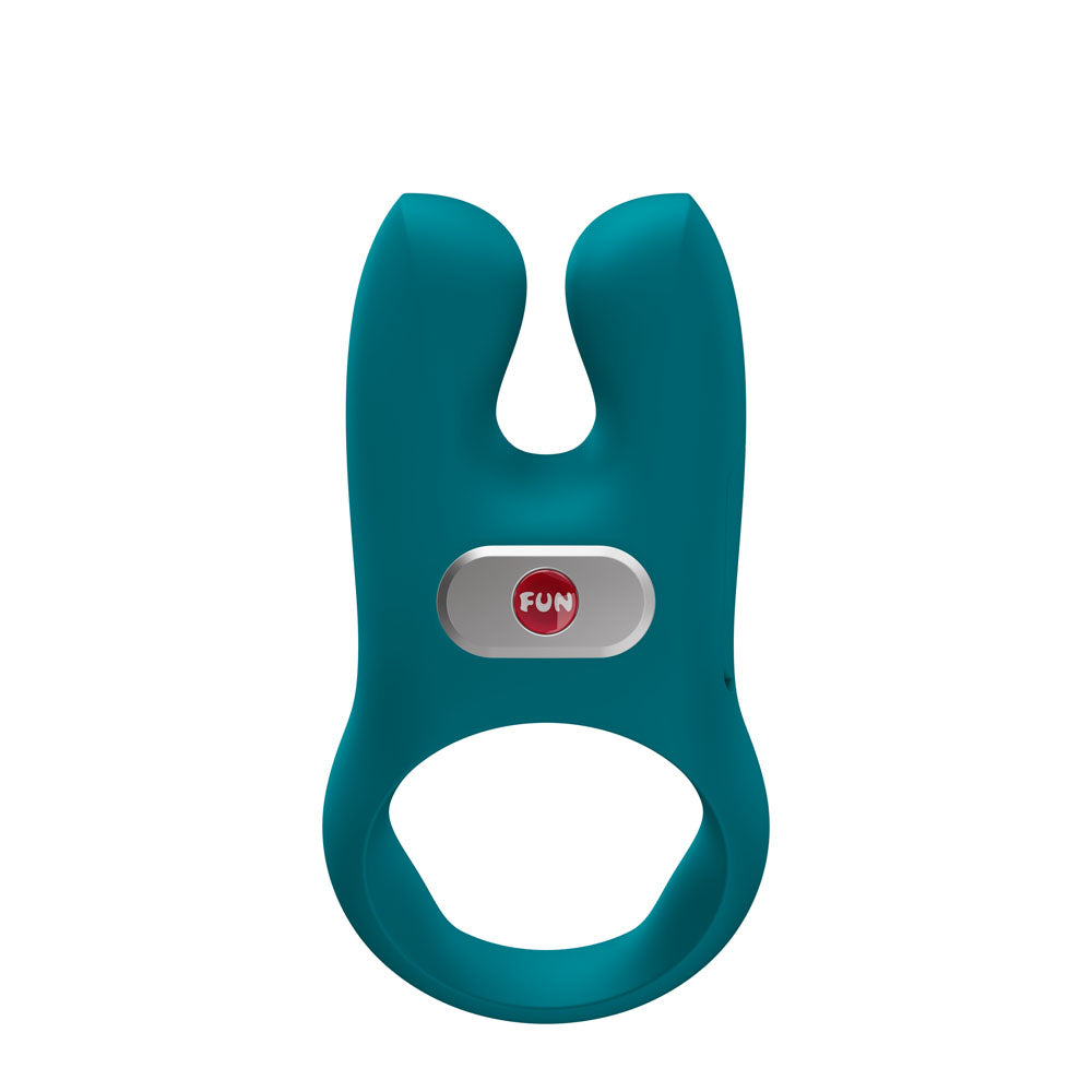 Fun Factory NOS Rechargeable Vibrating Silicone Cock Ring Magenta Vibrating Cock Rings