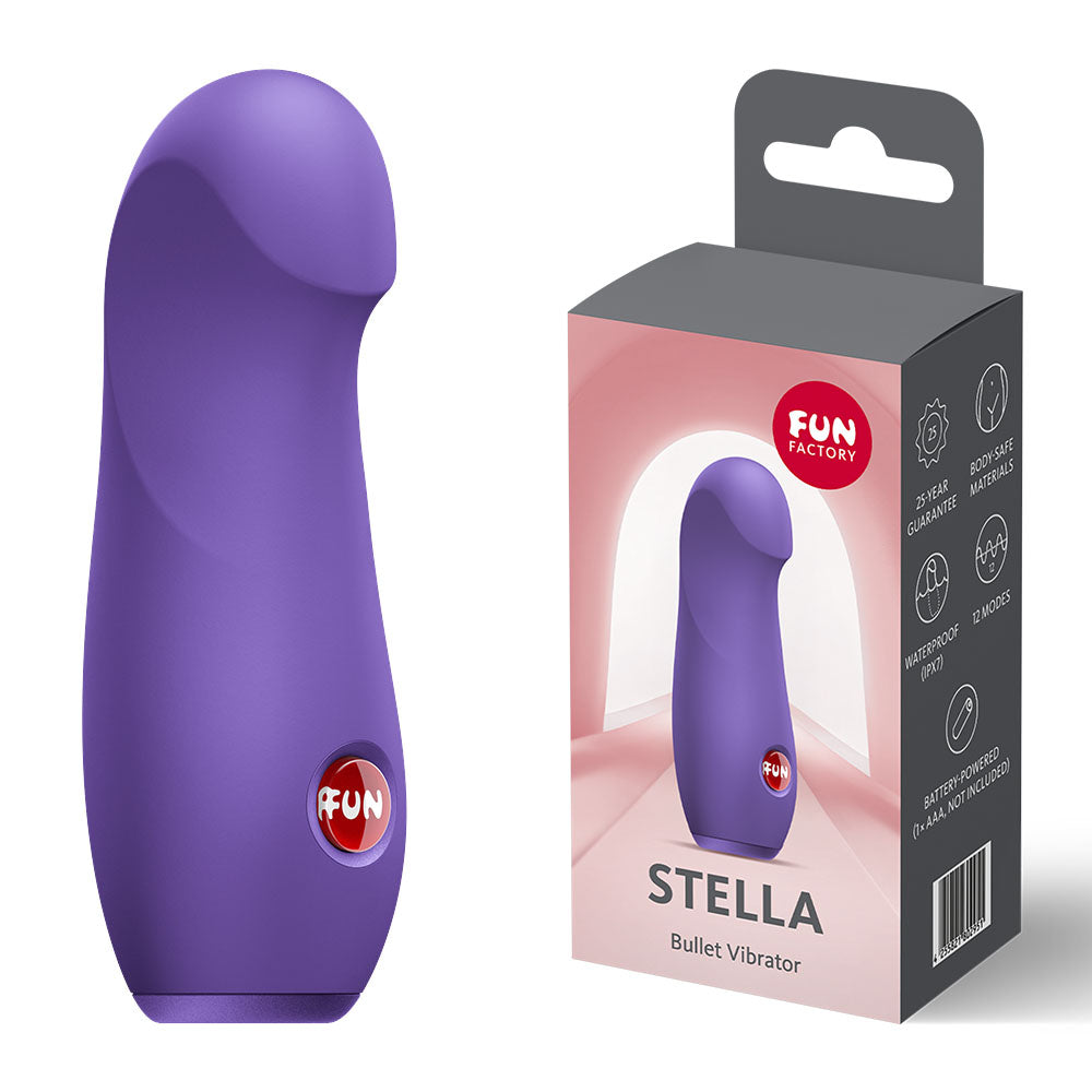 Fun Factory STELLA Silicone Vibrating Bullet Massager Bullet Vibrators