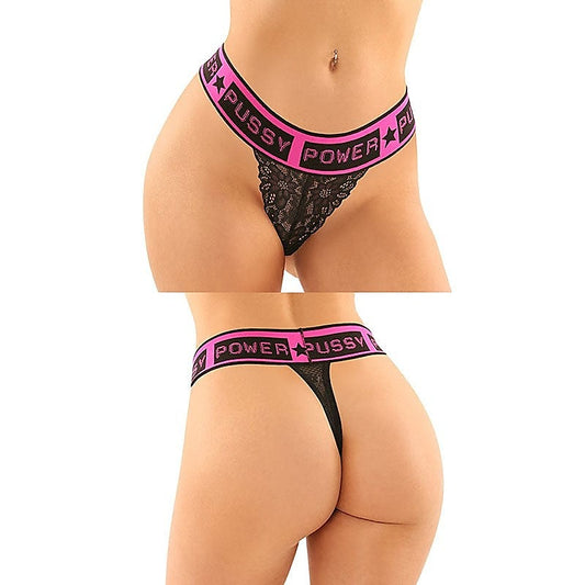 Vibes Pussy Power Brief & Thong - Bras and Bra Sets