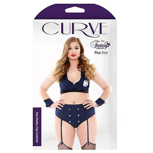 Curve First Worthy Cop - Sassy Fantasy Lingerie Set - Fancy Dress Ups