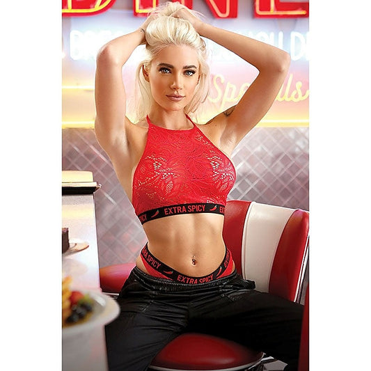 VIBES EXTRA SPICY Halter Bralette & Panty