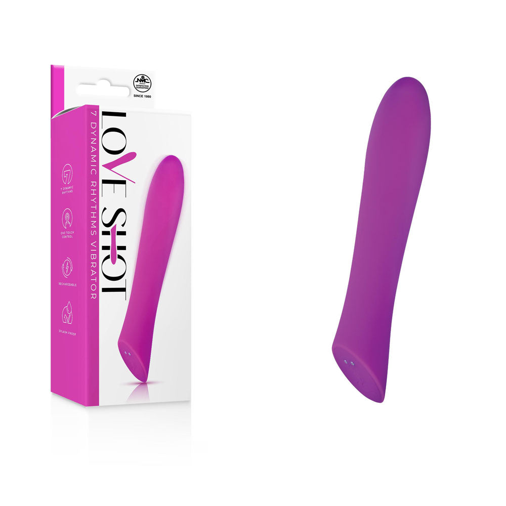 Excellent Power Love Shot USB Rechargeable G Spot Vibrator Purple G-Spot Vibrators