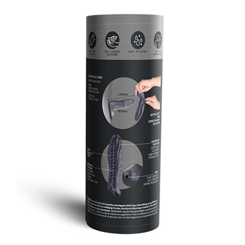 MANWAN Ryzer Mens Silicone Penis Sleeves - Penis Sleeves and Extenders