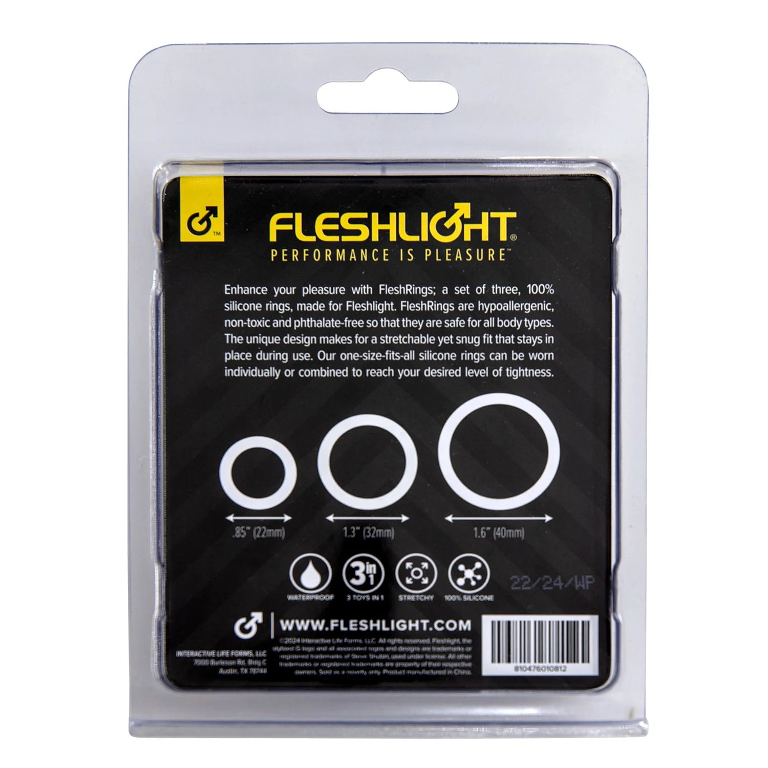 Fleshlight FleshBands 3 Pack Super Stretchy Cock Ring Cock Ring Sets