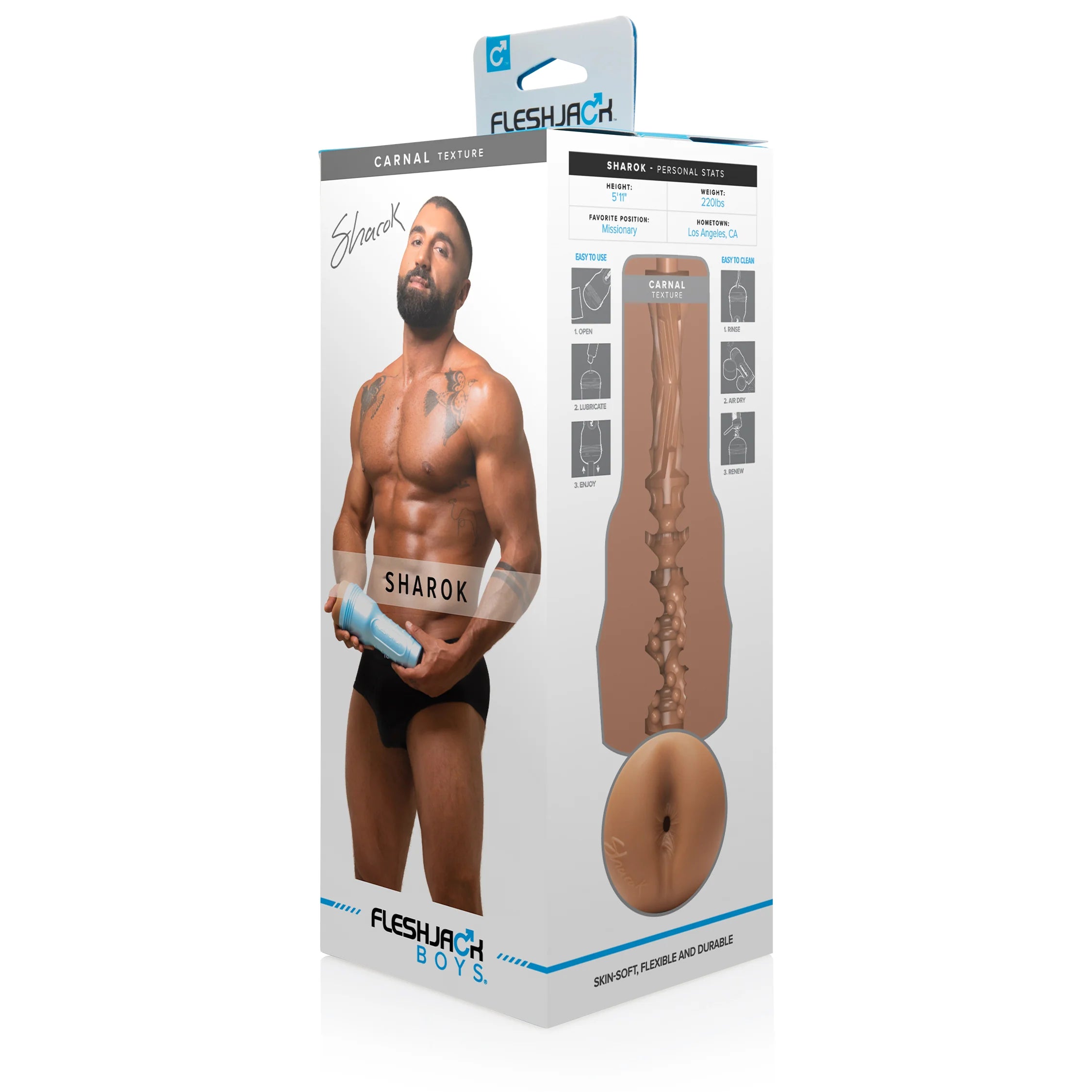 Fleshjack Boys Sharok Carnal Realistic Male Masturbator Fleshlight Male Masturbators