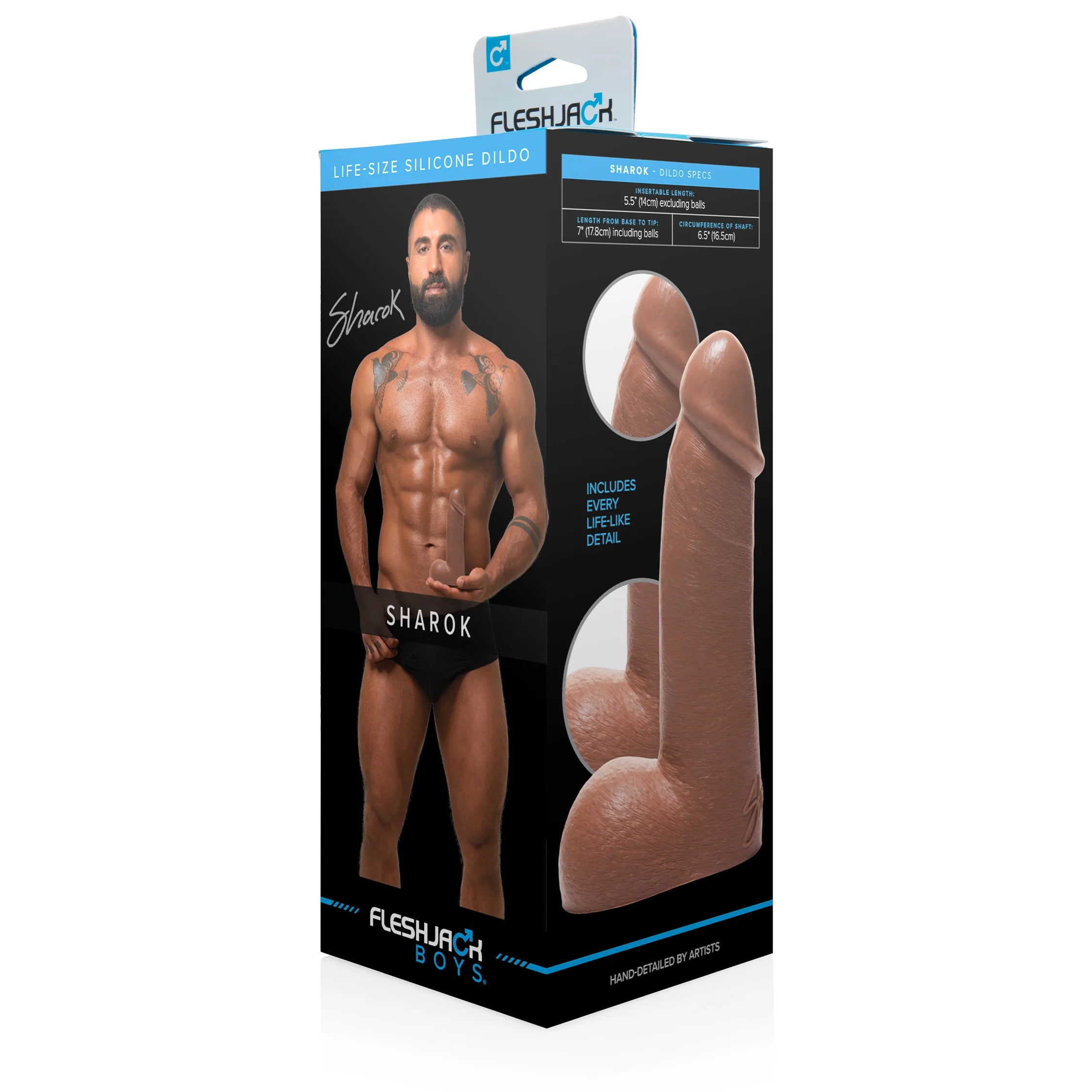 Fleshjack Boys Sharok Realistic Dildo Realistic Dildos