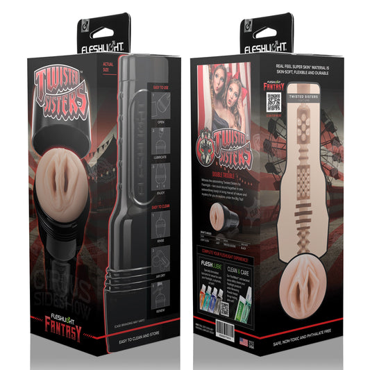 Fleshlight Fantasy Twisted Sisters Lady Stroker Masturbators and Strokers
