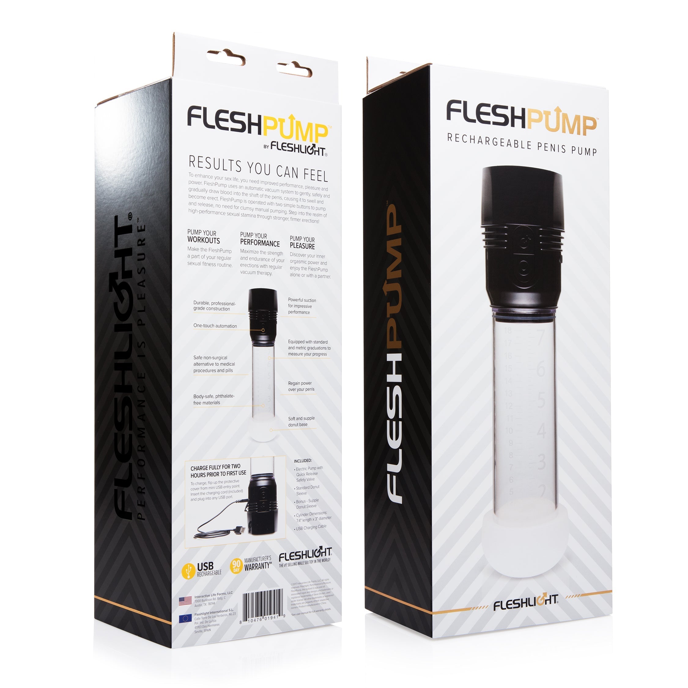 Fleshlight Fleshpump Electric Mens Penis Pump Pumps, Extenders and Sleeves