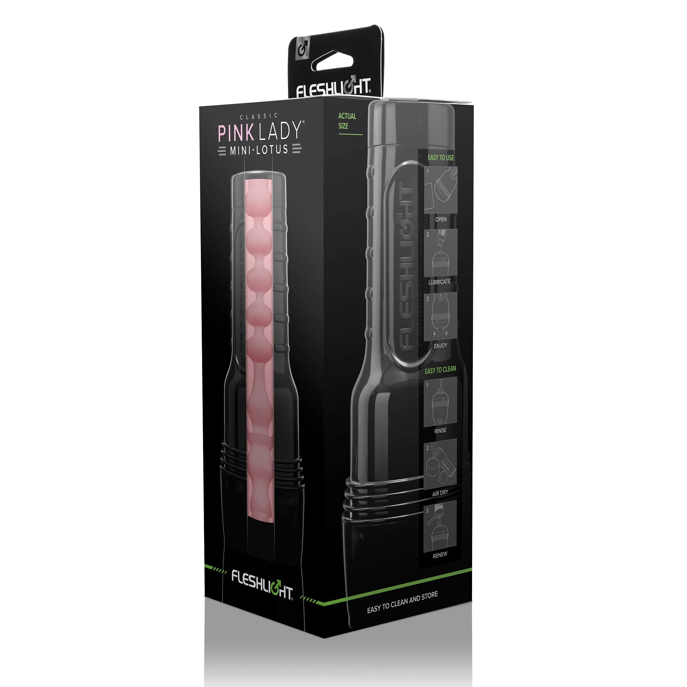 Fleshlight Pink Lady Mini Lotus Realistic Male Masturbator Fleshlight Male Masturbators