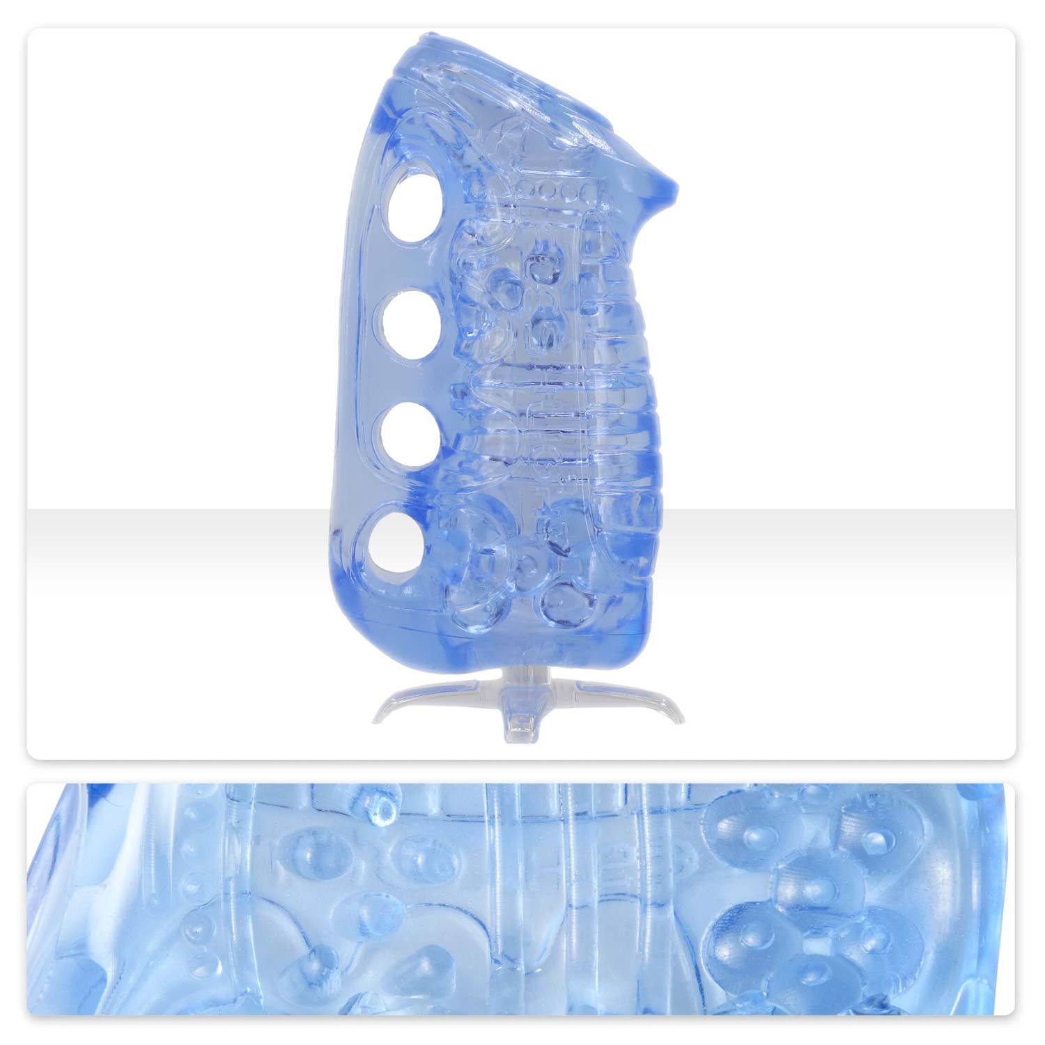 Fleshskins Grip Blue Ice Inc Masturbator Drying Stand Default Title Masturbators and Strokers