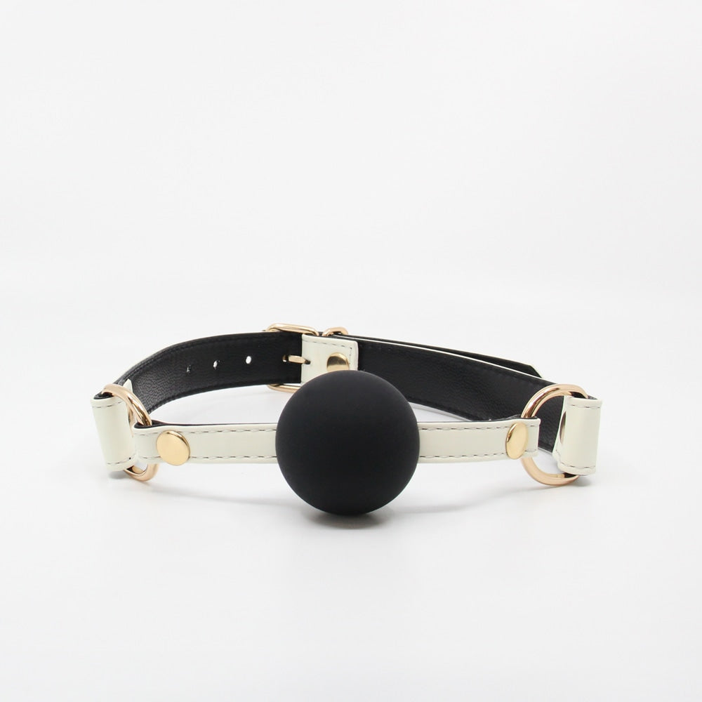 Love In Leather Glow in the Dark Gag With Ball Bondage Gags and Bits