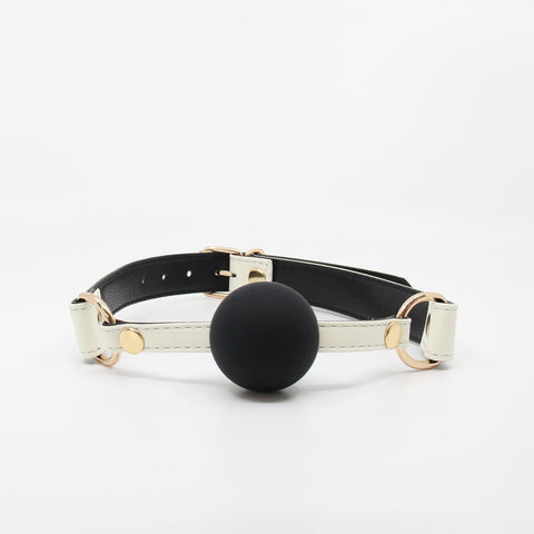 Love In Leather Glow in the Dark Gag With Ball - Bondage Gags and Bits