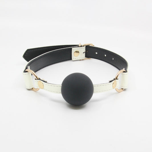 Love In Leather Glow in the Dark Gag With Ball Default Title Bondage Gags and Bits