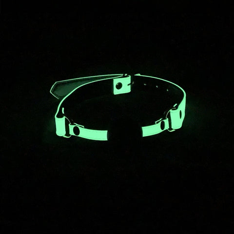 Love In Leather Glow in the Dark Gag With Ball - Bondage Gags and Bits