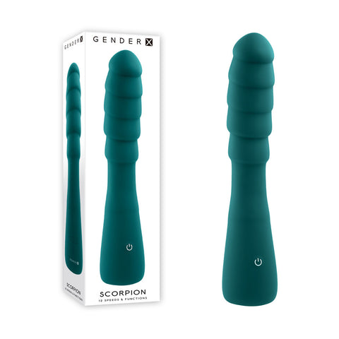 Gender X SCORPION USB Rechargeable G Spot Vibrator Green - G-Spot Vibrators