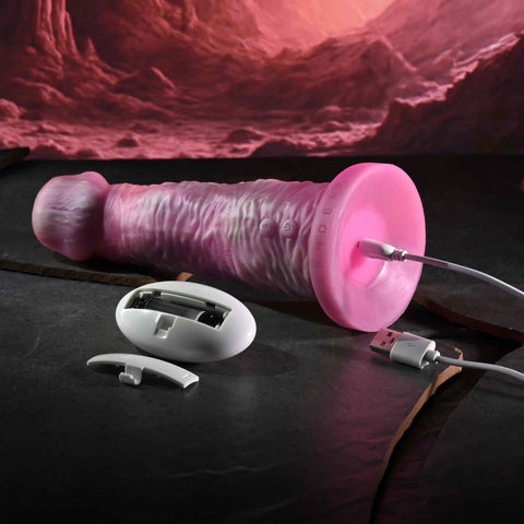 Gender X WHIMSICAL Vibrating Fantasy Dildo with Remote - Realistic Dildos