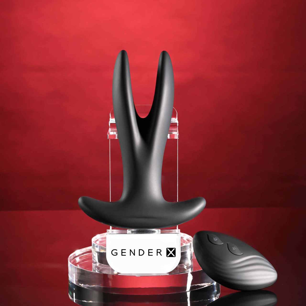 Gender X SPREAD THE LOVE Anal Plug with Wireless Remote Black Butt Plugs