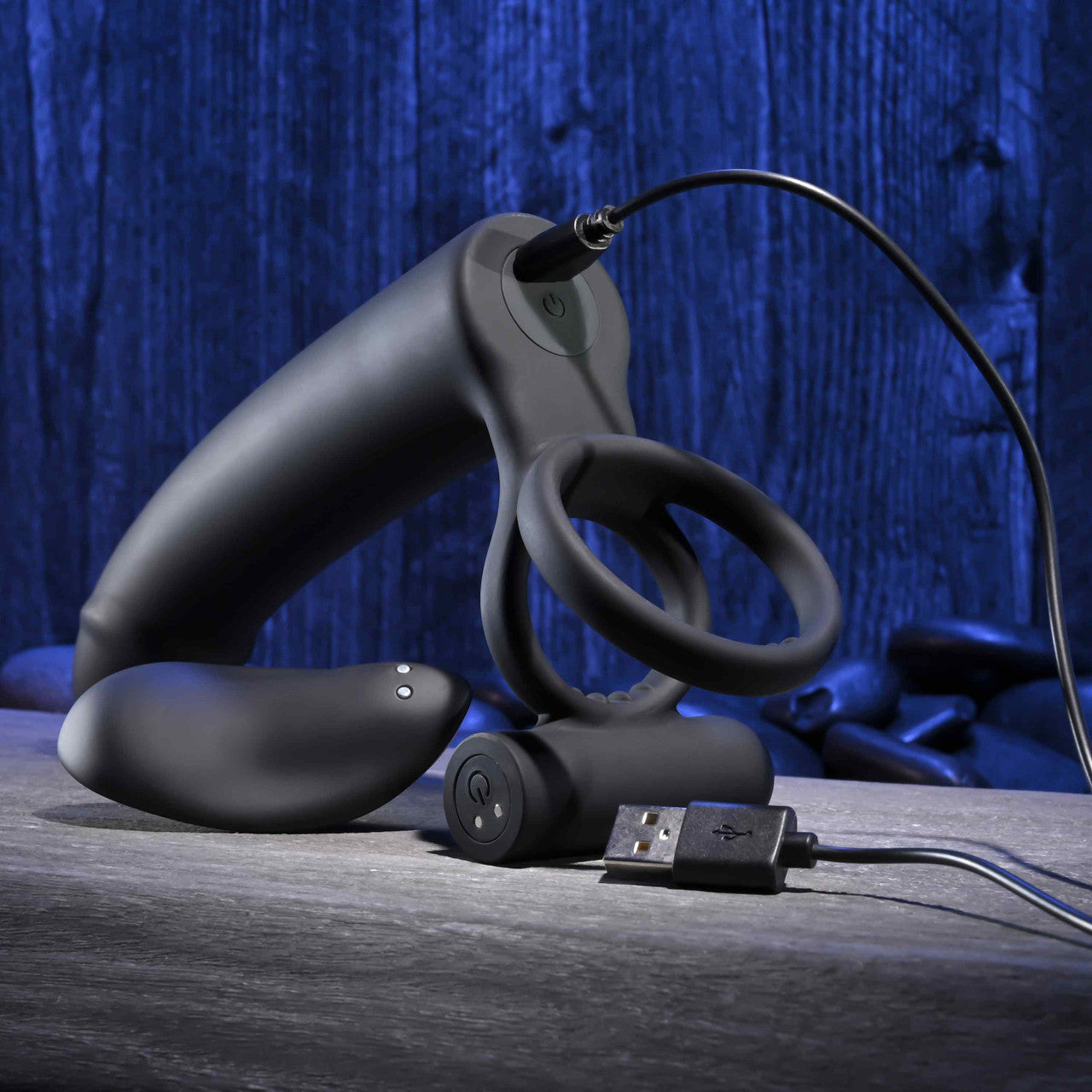 Gender X FULL SWING Vibrating Cock Ring with Dildo Vibrating Cock Rings