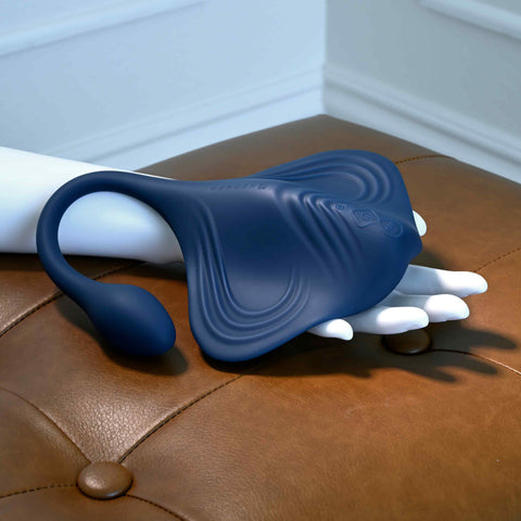 Gender X DAILY GRIND Vibrating Grinding Pad with Anal Plug - Clit Ticklers and Pulsators