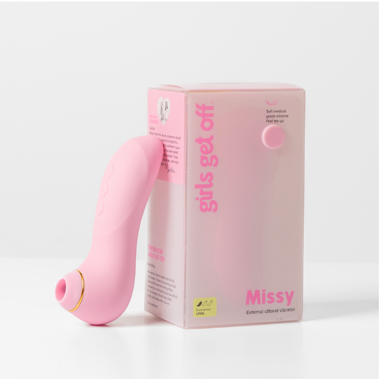 Girls Get Off Missy Air Pulse Clitoral Stimulator Clit Ticklers and Pulsators