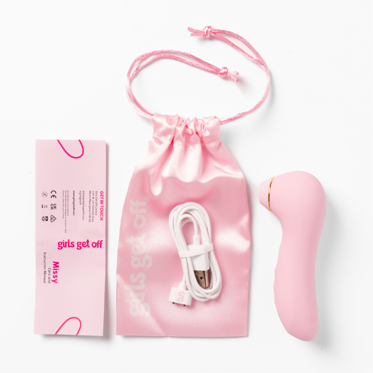 Girls Get Off Missy Air Pulse Clitoral Stimulator Clit Ticklers and Pulsators