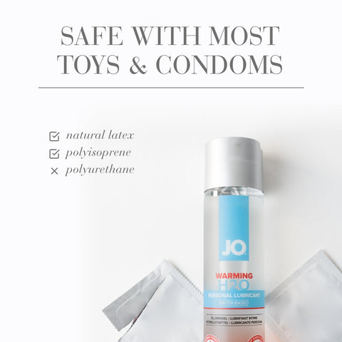 System JO H20 Water Based Warming Lubricant 30ml - Water Based Lubes