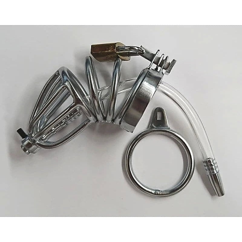 Chastity Device For Male & Urethral Tube - Male Chastity