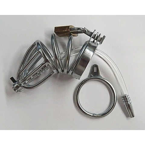 Chastity Device For Male & Urethral Tube - Male Chastity
