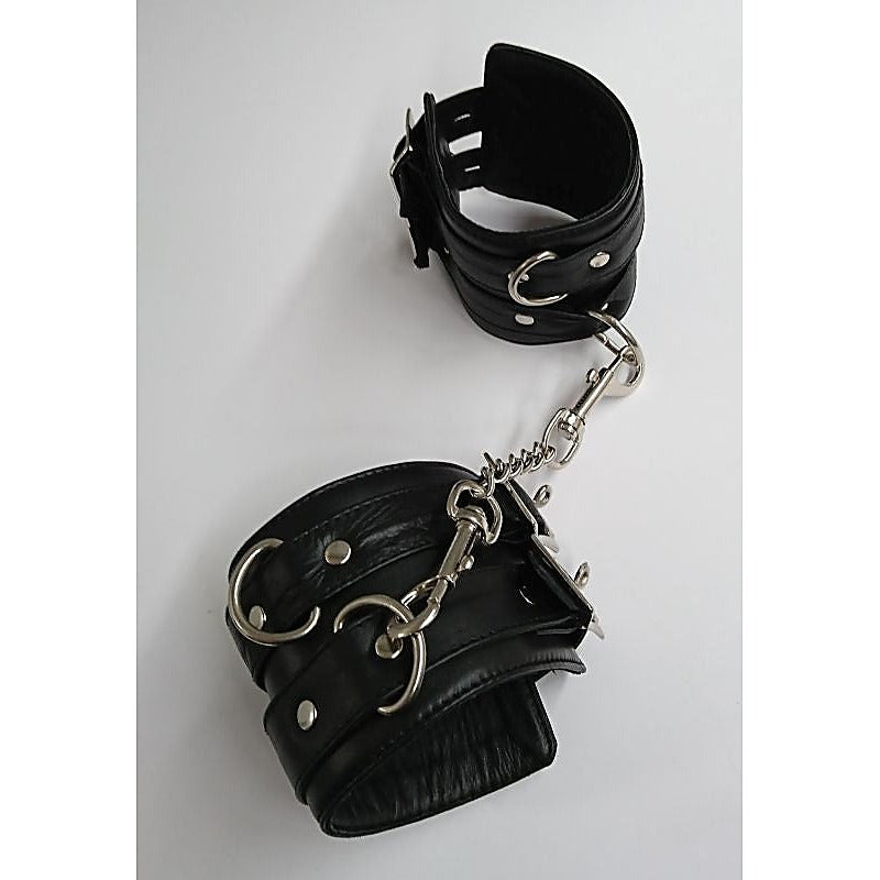 Leather Ankle Cuffs by Hell's Couture - Cuffs and Restraints