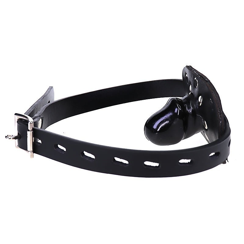 The Facility Leather Mouth Gag by Hell's Couture - Bondage Gags and Bits