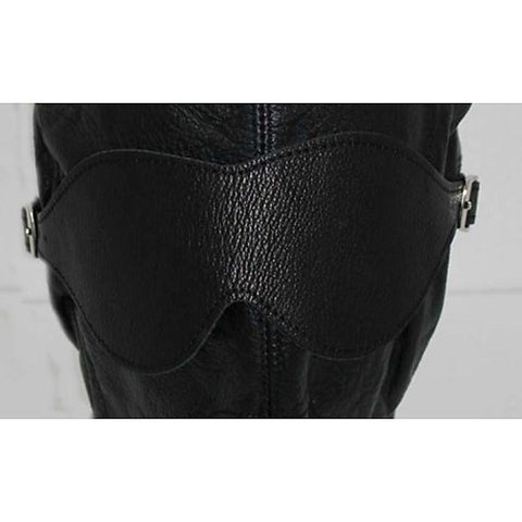 Premium Leather Bondage Hood by Hell's Couture - Bondage Hoods