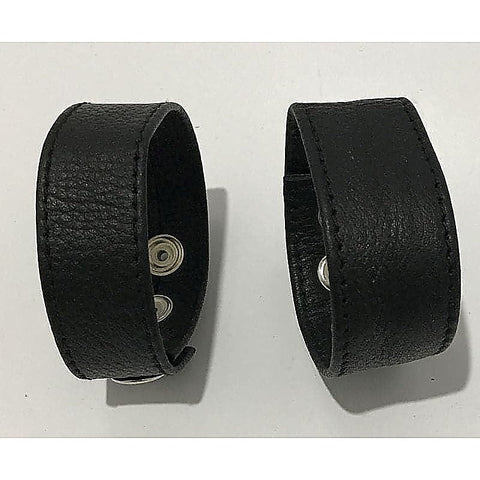 Three-Snap Buckle Leather Cock Ring by Hell's Couture - Cock Rings