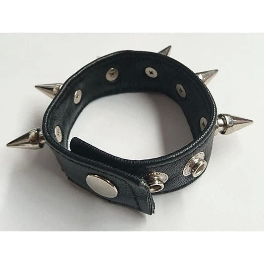 Spiked Leather Cockring