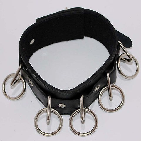 Luxurious BDSM Leather Collar - Surrender or Dominate - Collars and Leads