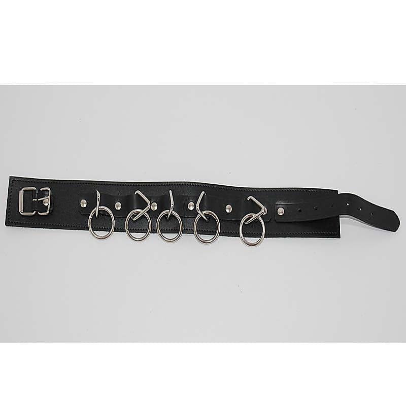 Luxurious BDSM Leather Collar - Surrender or Dominate - Collars and Leads