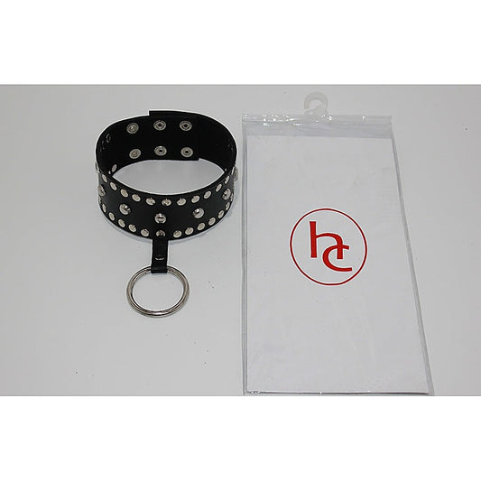 Mistress Leather Collar Studded - Collars and Leads