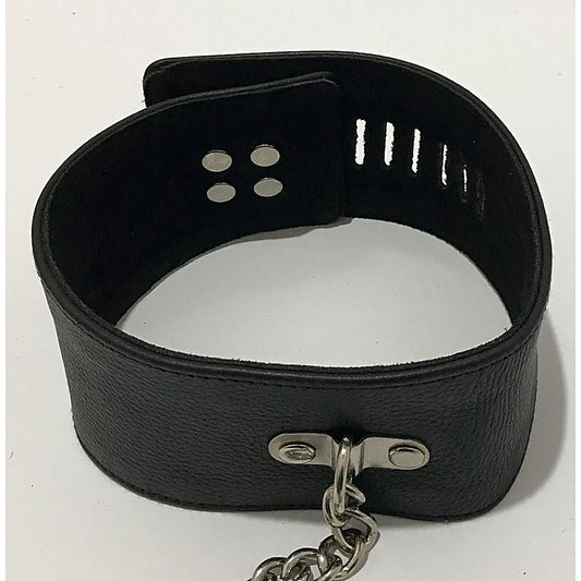 Licks & Lashes Leather Wrist, Ankle and Choker Restraint Set