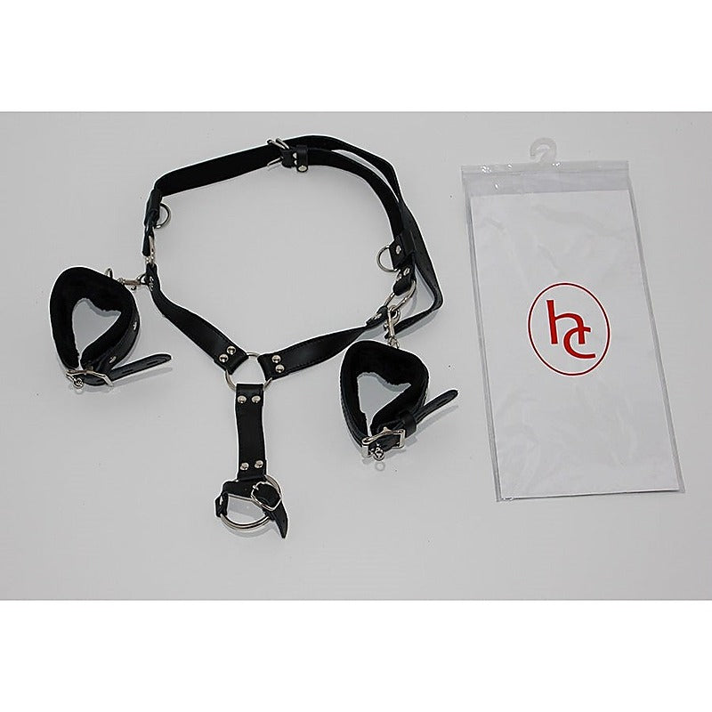 Self Bondage Lower Body Harness by Hell's Couture - Cuffs and Restraints