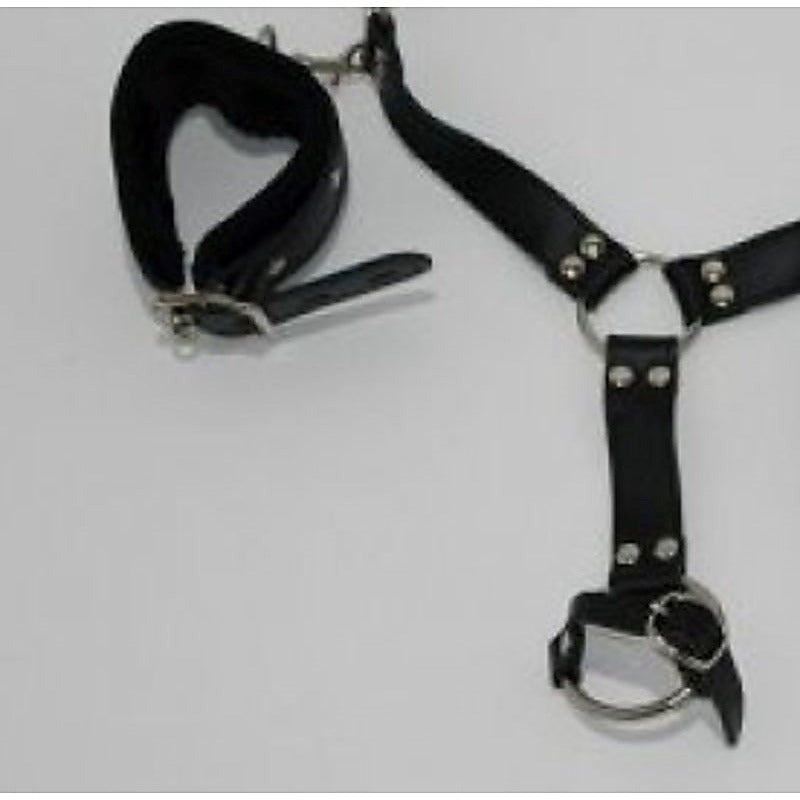 Self Bondage Lower Body Harness by Hell's Couture - Cuffs and Restraints
